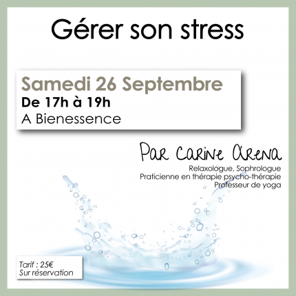 Sophrologie - Gérer son stress
