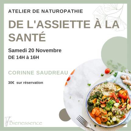 Naturopathie - De l'assiette à la santé