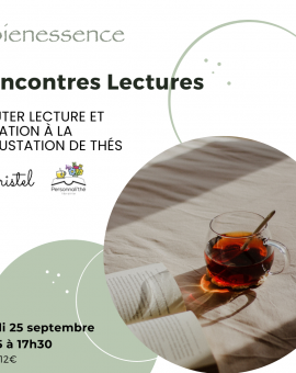 Rencontres lectures - Goûter lecture et Initiation à la dégustation de thés