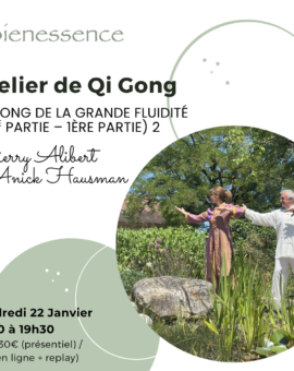 Atelier de Qi Gong - Qi Gong de la grande fluidité (5ème partie – Première partie) 2